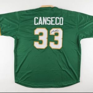 Jose Canseco Signed Jersey (JSA)